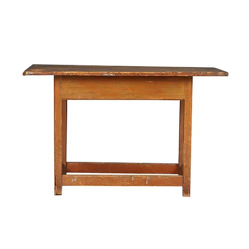 Early American Painted Pine Tavern Table