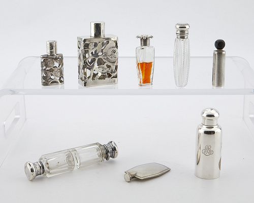 8 Sterling & Silver Perfume Bottles - Tiffany & Co