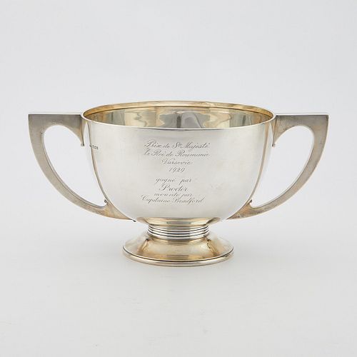 Asprey Sterling Silver Trophy Bowl 1905
