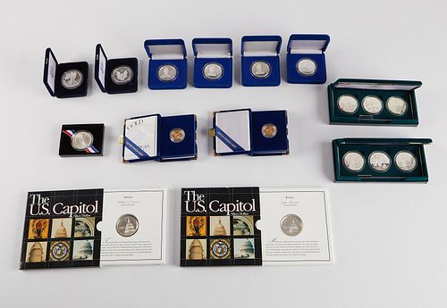 Large Group US Commemorative Coins