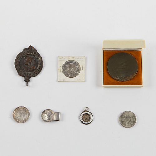 Group of 7 Coins and Medals