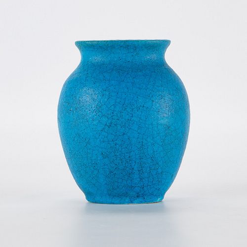 Edmond Lachenal Blue French Art Pottery
