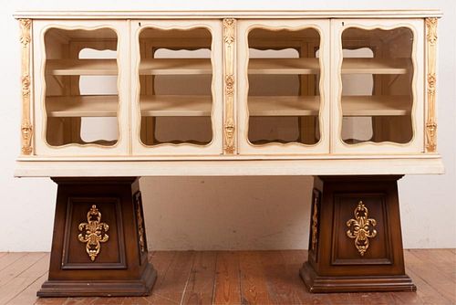 Mercantile Display Case, Painted, Two-Sided