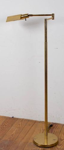 Koch & Lowy Articulated Brass Floor Lamp