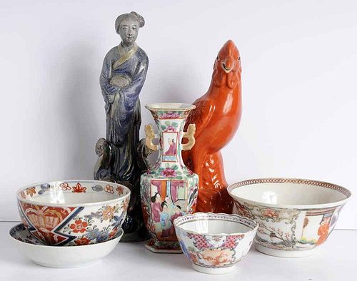 Seven Pieces of Asian Ceramics