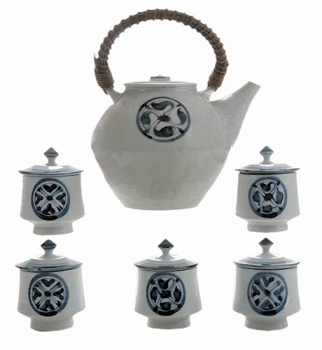 Kawaii Studio Teapot and Covered Cups