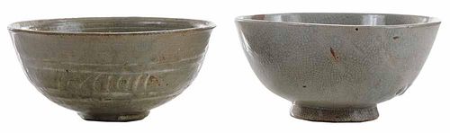 Koryo Dynasty Incised Celadon Bowl and