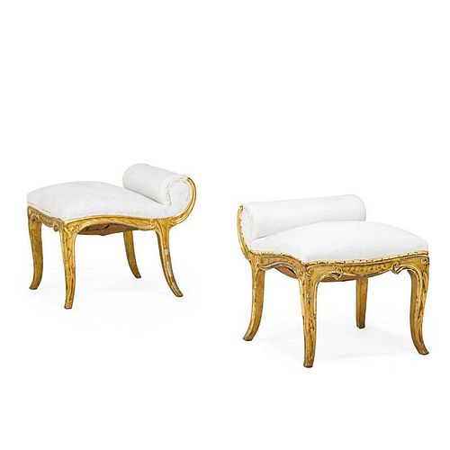 JOAN BUSQUETS PAIR OF TABOURETS