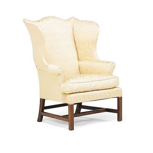 FEDERAL STYLE MAHOGANY WING CHAIR