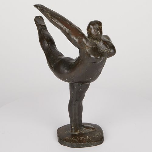 Nic Jonk Dancing Woman Bronze Sculpture