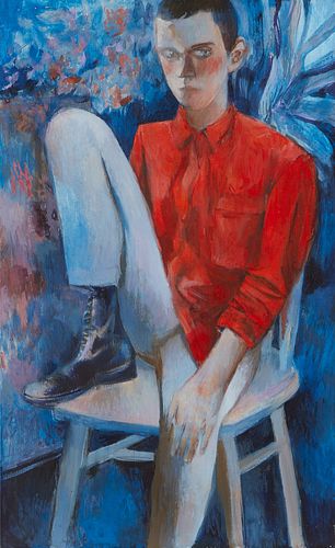 Juliusz Lewandowski Acrylic on Canvas Portrait