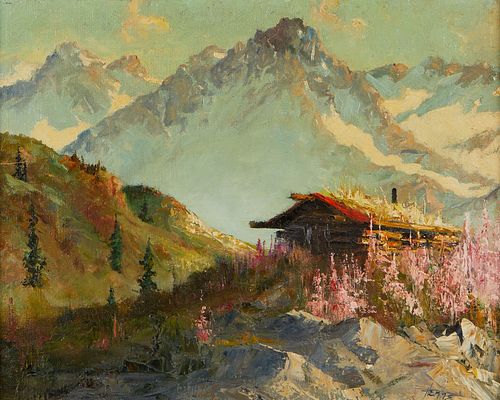 Ellen Henne Goodale Alaskan Landscape Painting