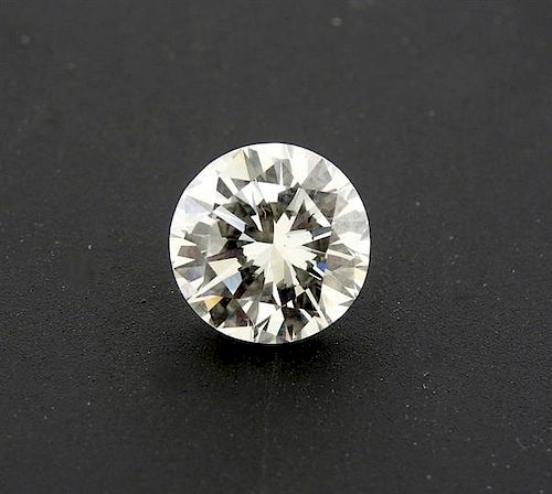 GIA Cert 3.01ct H SI1 Round Brilliant Loose Diamond