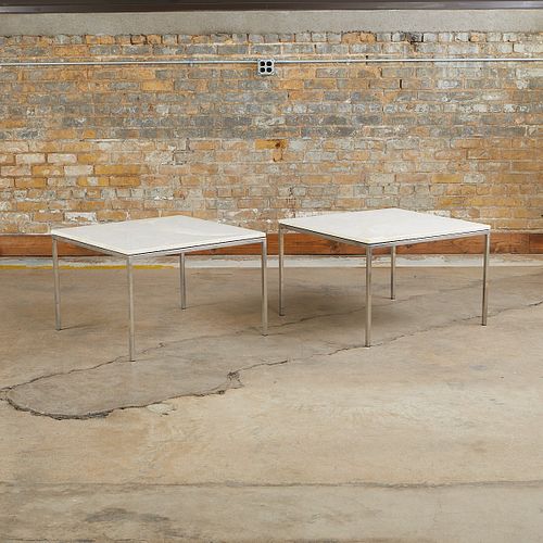 2 Florence Knoll Style MCM End Tables