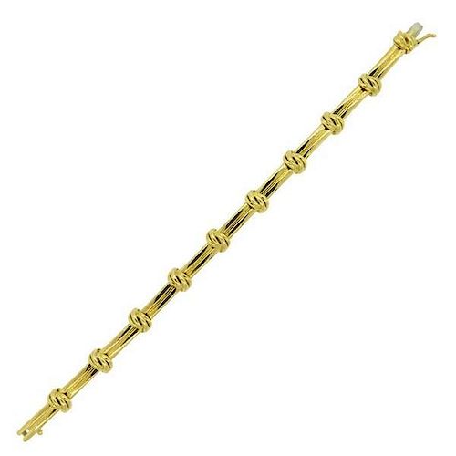 Tiffany &amp; Co 18k Gold Knot Bracelet