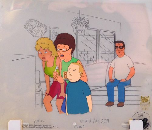 King of the Hill Animation Cells