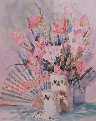 Angelina Wood:  Bouquet of Flowers Still Life