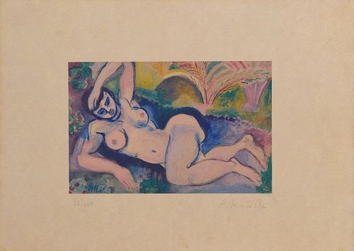 After Henri Emile Benoit Matisse : Blue Nude