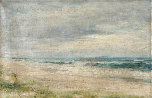 AMERICAN NANTUCKET SEASCAPE PAINTING, BOWERS
