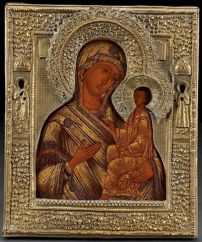 RUSSIAN ICON OF THE EVERSKAYA MOTHER OF GOD