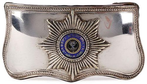 IMPERIAL RUSSIAN GUARDS CAVALRY CARTRIDGE POUCH