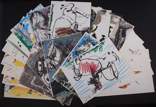Style of Pablo Picasso: Toros y Toreros  (25 Prints)