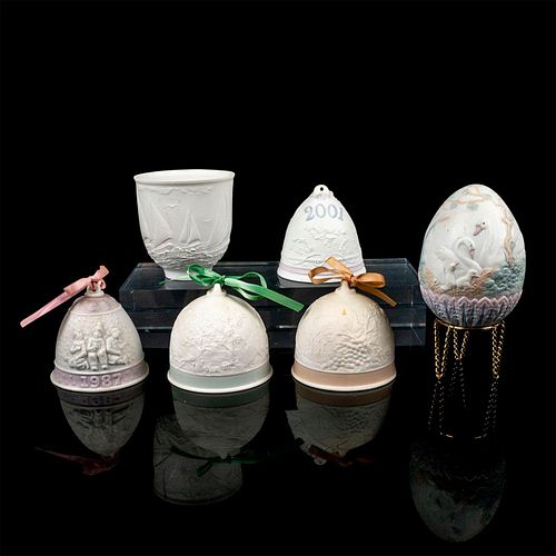 6pc Lladro Porcelain Collectibles