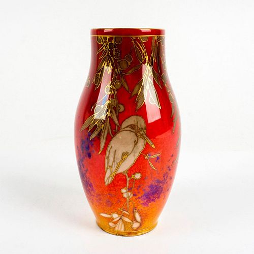 Royal Doulton Harry Nixon Flambe Vase with Birds