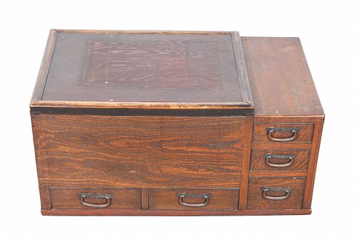 Antique Chinese Chest with Drawers