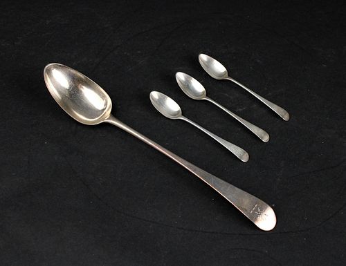 Peter and Ann Bateman Stuffing Spoon and Spoons