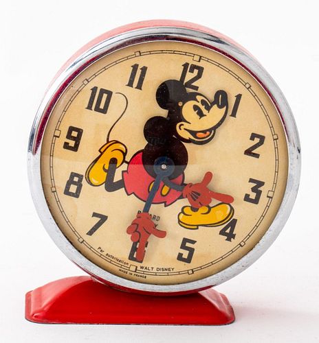 French Bayard "Mickey Mouse" Alarm Clock