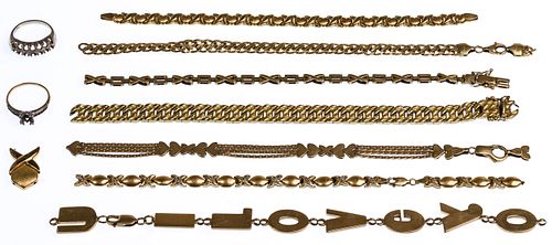 14k Gold Scrap Jewelry Assortment