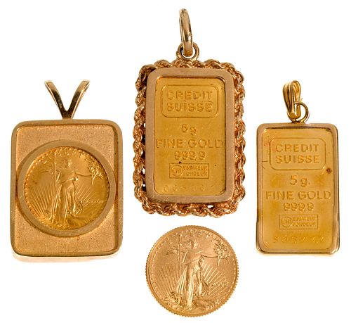 Gold Coin / Ingot Jewelry Assortment