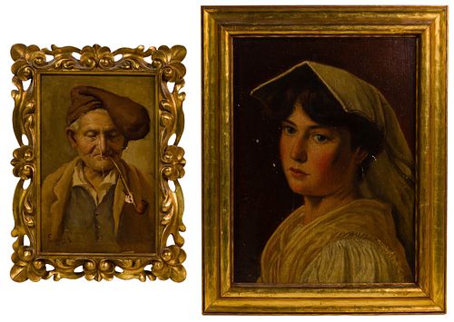 Unknown Artists (Continental School, 20th Century) Oil Paintings