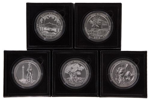2013 America the Beautiful 5 ozt. Coin Assortment