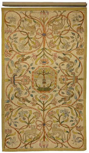 Early 19th Century Needlework Wall Hanging