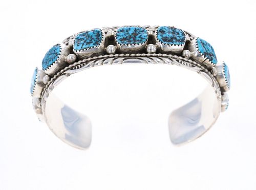 Navajo Sterling & Turquoise Bracelet