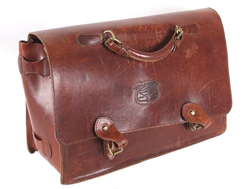 Vintage Edward H. Bohlin Genuine Leather Satchel