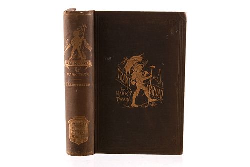 1886 "A Tramp Abroad" by Mark Twain
