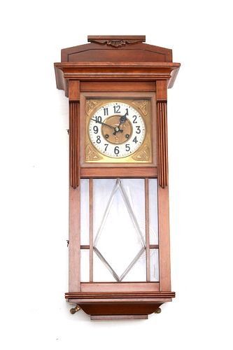 1885-1890 Vintage Gustav Becker German Wall Clock