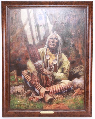 "Holy Man of the Blackfoot" Howard Terpning Giclée