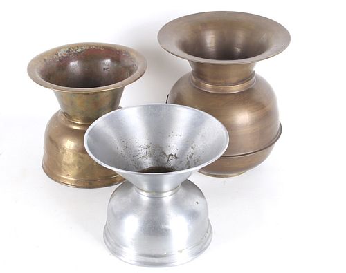 Collection of Three Vintage Spittoons