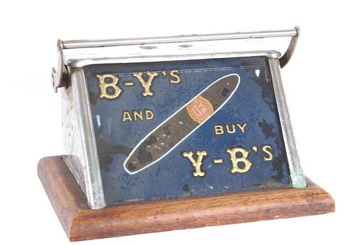 Y-B's Cigar Tip Cutter and Counter Top Advertising