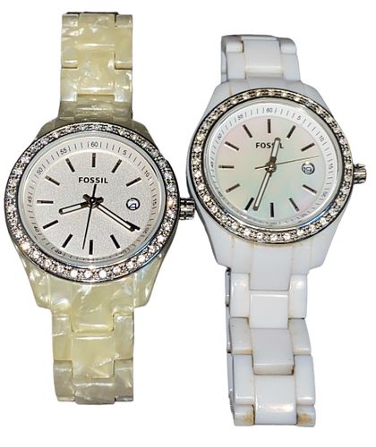 2 FOSSIL Watches Stella Marble style 