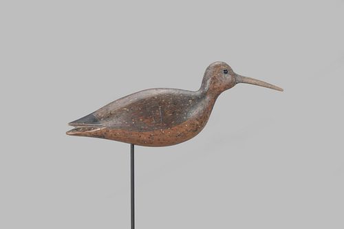 The Harmon Running Cobb Curlew Decoy by Nathan F. Cobb Jr. (1825-1905)