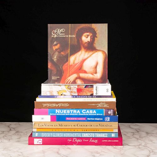 Libros sobre Artistas y Museos Mexicanos. Edgar Degas / Ernesto Icaza / Los Vascos en México y su Colegio de las Vizcaínas. Pzs: 12.