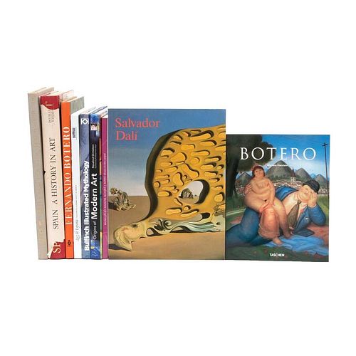 Libros sobre Arte. Origins of Modern / Spain a History in Art / Fernando Botero / Salvador Dalí 1904 - 1989. Excéntrico Genial. Pzs: 9.