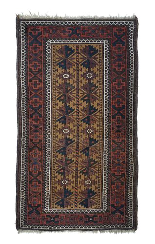 Vintage Balouch Rug, 2’9” x 4’10” (0.84 x 1.47 M)