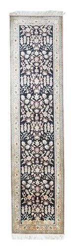 Kashmir Silk Rug, 2’6” x 10’2” (0.76 x 3.10 M)