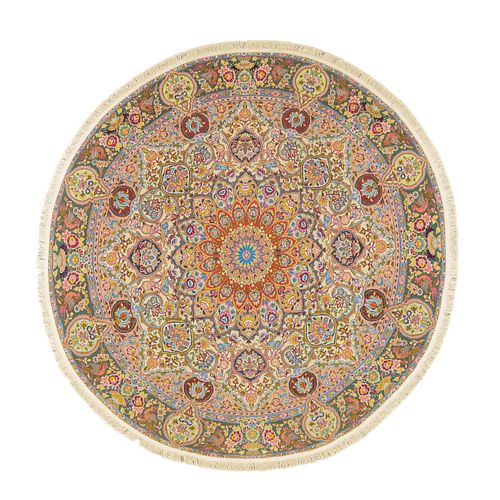 Tabriz Rug, 5’11” x 5’11” (1.80 x 1.80 M)
